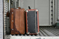 The Explorer's Vintage Leather Suitcase Set (2-Piece)